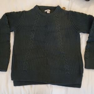 G.H. Bass women's sweater in forest green, size md